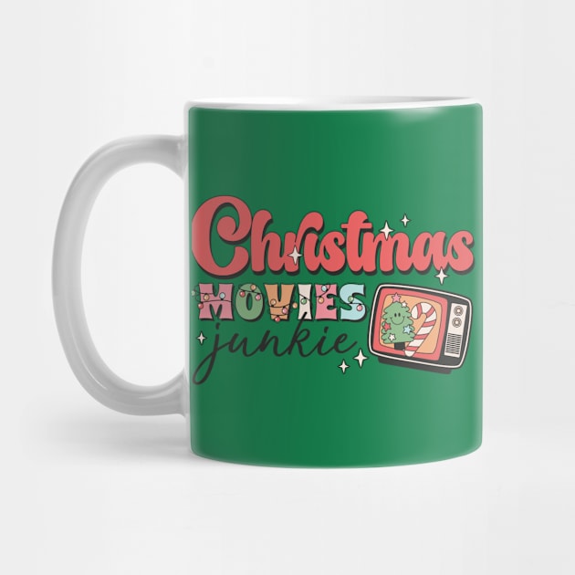 Christmas Movie Junkie, Retro Christmas, Popular Christmas by Pop Cult Store